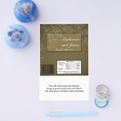 Hershey's Large Bar Wrapper Autumn Floral Herfst Flyer (Enkel)