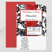 Hershey's Large Bar Wrapper Black Flourish Red Str (Voorkant / Achterkant)