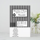Hershey's Large Bar Wrapper Black Gray Flourish St (Staand voorkant)