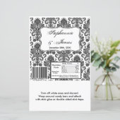 Hershey's Large Bar Wrapper Black White Damask Lac (Staand voorkant)