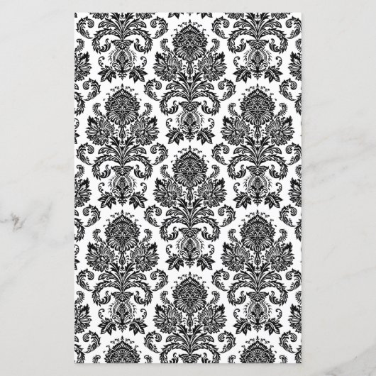 Hershey's Large Bar Wrapper Black White Damask Lac (Achterkant)