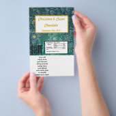 Hershey's Large Bar Wrapper Blauwgroen/geel Moster Flyer (Hand)