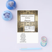 Hershey's Large Bar Wrapper  bruin damast Flyer (Enkel)