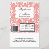 Hershey's Large Bar Wrapper Cora White Damask Lace (Voorkant)