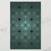 Hershey's Large Bar Wrapper Damask Blauwgroen Paar Flyer (Achterkant)