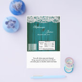 Hershey's Large Bar Wrapper Distrised Blauwgroen W Flyer (Enkel)