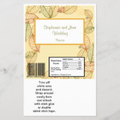 Hershey's Large Bar Wrapper Fall Leaves Flyer (Voorkant)