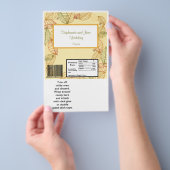 Hershey's Large Bar Wrapper Fall Leaves Flyer (Hand)