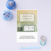 Hershey's Large Bar Wrapper  Floral Antiek Flyer (Enkel)