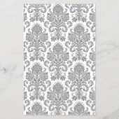 Hershey's Large Bar Wrapper Gray Yello Damask Lace (Achterkant)