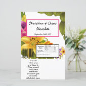 Hershey's Large Bar Wrapper Hawaiian Exotic Flower (Staand voorkant)