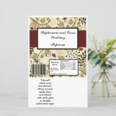Hershey's Large Bar Wrapper Herfst Floral/Branches (Staand voorkant)
