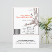 Hershey's Large Bar Wrapper Herfst Tree Initiaal C (Staand voorkant)