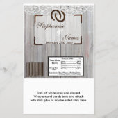 Hershey's Large Bar Wrapper Hoefijzers op hout Flyer (Voorkant)