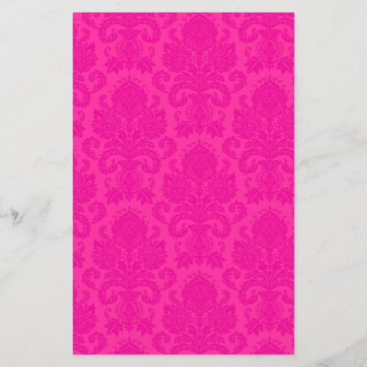 Hershey's Large Bar Wrapper Hot Pink Damask Lace (Achterkant)