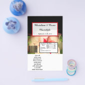 Hershey's Large Bar Wrapper Kleurrijke Lotus Bloem Flyer (Enkel)