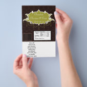 Hershey's Large Bar Wrapper Light/Olive Green Chan Flyer (Hand)