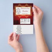 Hershey's Large Bar Wrapper Lord Ganesha/Hindu Red Flyer (Hand)