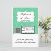 Hershey's Large Bar Wrapper Mint White Damask Lace (Staand voorkant)