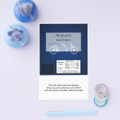 Hershey's Large Bar Wrapper Navy Blue Double Bike Flyer (Enkel)