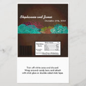 Hershey's Large Bar Wrapper Neon Spring Floral Flo Flyer (Voorkant)