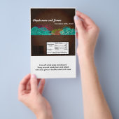 Hershey's Large Bar Wrapper Neon Spring Floral Flo Flyer (Hand)