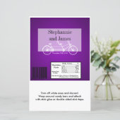 Hershey's Large Bar Wrapper Paars Double Bike (Staand voorkant)