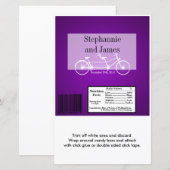 Hershey's Large Bar Wrapper Paars Double Bike (Voorkant / Achterkant)