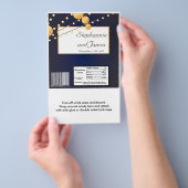 Hershey's Large Bar Wrapper Paper Lantern op Blue Flyer (Hand)