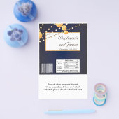 Hershey's Large Bar Wrapper Paper Lantern op Blue Flyer (Enkel)