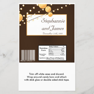 Hershey's Large Bar Wrapper Paper Lantern op Brow Flyer