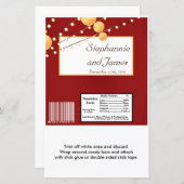 Hershey's Large Bar Wrapper Paper Lantern op Red (Voorkant / Achterkant)