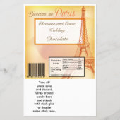 Hershey's Large Bar Wrapper Paris Peach Flyer (Voorkant)