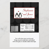 Hershey's Large Bar Wrapper Penguin Love Couple (Voorkant)