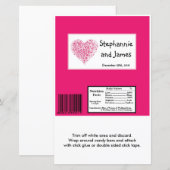 Hershey's Large Bar Wrapper Pink Floral Petals (Voorkant / Achterkant)