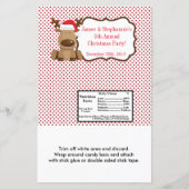 Hershey's Large Bar Wrapper Reindeer Kerstmis XMA (Voorkant)