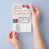 Hershey's Large Bar Wrapper Roze Orchidee Long Ste Flyer (Hand)