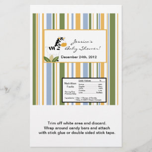 Hershey's Large Bar Wrapper Safari Vrienden Flyer