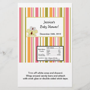 Hershey's Large Bar Wrapper Tropical Punch Flyer