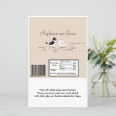 Hershey's Large Bar Wrapper Wedding Birds Bride (Staand voorkant)