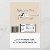 Hershey's Large Bar Wrapper Wedding Birds Bride (Voorkant)
