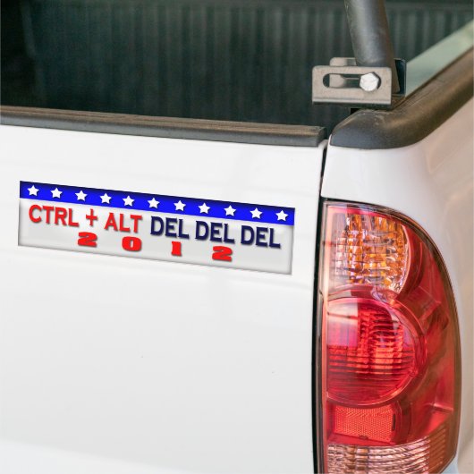Herstart 2012 bumpersticker (Op Truck)