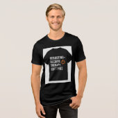 Herstarten Omdat Therapie Niet Gratis Is Tri-Blend Shirt (Voorkant volledig)