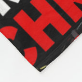 Herstartende Grappige Kerstman's Technische Onders Fleece Deken (Hoek)
