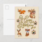 Herstbild Geburtstag Briefkaart (Voorkant / Achterkant)