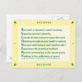 Herstel (acrostichon) briefkaart (Voorkant / Achterkant)