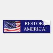 HERSTEL AMERIKA! Bumpersticker (Voorkant)