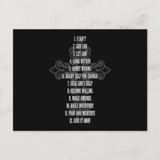 Herstel Christelijke dwars 12-stapgids T vieren Briefkaart