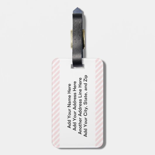 Herstel de Eerste Humor van de Keer Bagagelabel (Achterkant verticaal)