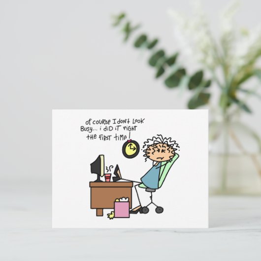 Herstel de Eerste Humor van de Keer Briefkaart (Staand voorkant)